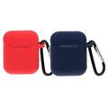 Earphone Case Wireless Headphone Cover Box Silicone Carrying Container Pouch Protection Shell Earbud Holder Charging