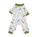 Little dinosaur cotton four-legged pajamas Dog Jumpsuits Clothes Overalls for Dogs Cats Cotton Dog Pajamas Summer Clothes for Pet Products