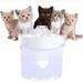 Cat Water Fountain LINKSTYLE 1.4L Ultra Quiet Pet Water Fountain Auto Water Bowl For Dogs and Cats with LED Indicator