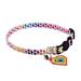 HEVIRGO 1 Set Pet Collar Comfortable Anti-Lock Flexible Fashion Puppy Cats Collar with Bell Pet Accessories Purple Polyester