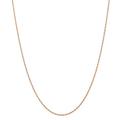 1.15 mm x 18 in. 14K Rose Gold Carded Cable Rope Chain