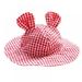Pet Dog Hat Plaid Dogs Caps For Small Medium Dogs Cats Adjustable Puppy Kitten Hats Pet Accessories