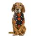 Halloween Dog Bandana Triangle Bibs with Pumpkin Bone Pattern Washable Scarf Accessories