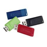 Store n Go Usb Flash Drive 16 Gb Assorted Colors 4/pack | Bundle of 2 Packs