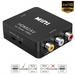 HDMI to RCA HDMI to AV 1080P HDMI to 3RCA CVBS AV Composite Video Audio Converter Adapter Supports PAL/NTSC with USB Charge Cable for PC Laptop HDTV DVD Black