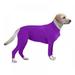 Pretty Comy Pet Post Operative Protection Long Sleeves Bodysuit Jumpsuit for Dogs E Collar Alternative for Recovery Beneficial to Wound Recovery and Prevent Pet Licking