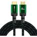 Ritz Gear 4K HDMI Cable 4 ft [10-Pack] - Green - Braided Nylon Cord & 24K Gold Plated Connectors Ritz Gear High Speed HDMI 2.0 with Ethernet