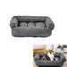 Dog Sofa Bed Durable Breathable Pet Rectangle Deeping Sleeping Couch with Non-Slip Bottom for Small Medium Dogs Cats