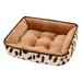 Pet Bed Rectangle Plush Breathable Soft Dog Calming Bed Cat Bed Pet Cushion Bed