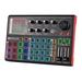 SK300 Sound Card Sound Board for Streaming with Voice Changer Live Sound Card for Mixer with Audio Interface