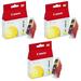 CLI-8Y Yellow Ink Cartridge for Select PIXMA iP MP MX and PRO Series Printers 3-Pack