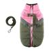 Baywell Dog Winter Vest Waterproof Ultra Warm Dog Winter Coat Windproof Zippered Jacket Breathable Soft Coat for Small Medium Large Dogs Pink S