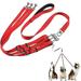 3 in 1 Dog Leash 3 Way Dog Leash Multi Pet Leads Adjustable Triple Dog Coupler Traction Rope Nylon Traction Rope Dog Training Leash for Walking One Two Three Dogs