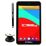 LINSAY 7 inch Tablet Quad Core 2GB RAM 32GB Storage Android 12 Tablet with Pop Holder and Pen Stylus