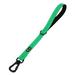 Plutus Pet Short Dog Leash Reflective Nylon Padded Handle Strong Traffic Pet Leash with Carabiner Clip for Medium Large Dogs (18 Green)