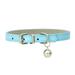 JANDEL Dog PU Collar for Small Large Dogs PU Leather Dog Collar Cat Puppy Pet Collar Sky Blue XS