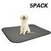 5 Pack Washable Dog Pee Pads Dog Pee Pad Blanket Reusable Absorbent Diaper Washable Cat Dog Training Pad Pet Bed Urine Mat for Pet Car Seat Cover Car Seat Cover