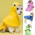 jiaroswwei Durable Dog Raincoat Full Protection Fabric Waterproof Cloak Dog Rain Jacket for Outdoor