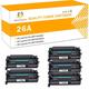 Toner H-Party Compatible Toner Cartridge Replacement for HP 26A CF226A 26X CF226X Laserjet Pro M402dn M402n M402dw Laserjet Pro MFP M426fdw M426fdn M426dw Printer (Black 5-Pack)