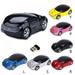 Sleep Sport Car Shaped Wireless Computer Mouse Ergonomic Gaming Optical Mouse USB 2.4G Mini Receiver for PC Windows Laptop Notebook Mac