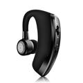 Bluetooth Headset Waterproof Voice Command Wireless Bluetooth Earpiece with Noise Canceling Mic Hands Free for iPhone Android Samsung Cell Phone - Black