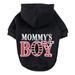 Baywell Dog Hoodie for Small Dogs Boy Black Puppy Sweatshirts Fleece Doggie Sweaters Winter Dog Clothes Male Pet Cat Pup Warm Clothing Outfit for Yorkie Chihuahua Black L