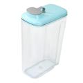 Airtight Pet Food Storage Container for Dog Cat Bird and Other Pet Food Storage Bin Dry Rice Flour Cat Dog Food Container 2.5L Capacity -Blue