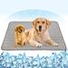 Dog Cooling Mat Large Cooling Pad Machine Washable Summer Cooling Mat for Dogs Cats Kennel Pad Breathable Pet Self Cooling Blanket Dog Crate Sleep Mat