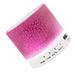 Speaker 7-Color Small Wireless Portable Rechargeable Speaker for Travel Outdoors Home Office
