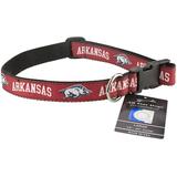 Arkansas Brand New Pet Dog Collar(Medium) Official Team Mascot Logo/Colors