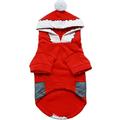 Pet Dog Festival Costume Christmas Santa Clothes Santa Dog Costume Christmas Pet Clothes Winter Hoodie Jacket Clothes Dog Pet Clothesï¼ŒXL