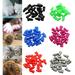 Walbest 20Pcs Cat Nail Caps Colorful Pet Cat Soft Claws Nail Covers for Cat Claws (Yellow L)