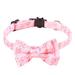 Eyicmarn Heart Printed Dog Collars Luxury Adorable Dog Cat Pet Puppy Kitten Soft Bow Tie Fashion Dogs Pet Supplies