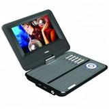 NAXA 7 in. TFT LCD Swivel Screen Portable DVD Player with USB-SD-MMC Inputs