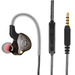 UrbanX iX2 Pro Dynamic Hybrid Dual Driver in Ear Musicians Earphones With Mic Tangle-Free Cable in-Ear Earbuds Headphones For Energizer Power Max P550S