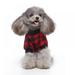 Special Buys!Cute Plaid Dog Pajamas Pajamas for Dogs Comfortable Lovely Pajamas For Small Medium Dogs Puppy Autumn and Winter Costume