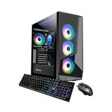 iBUYPOWER Pro Gaming PC Computer Desktop SlateMR 215a (AMD Ryzen 5 5600G 3.9 GHz AMD Radeon RX 6600XT 8GB 16GB DDR4 480 GB SSD WiFi Ready Windows 11 Home)