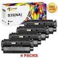 Toner Bank Compatible Toner Cartridge Replacement for Canon S35(NA) High Yield (Black 4-Pack)