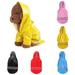 Taize Pet Dog Puppy Hooded Raincoat Waterproof Jacket Outdoor Costume Apparel Jumpsuit