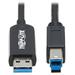 Tripp Lite U328F-30M USB 3.2 Gen 1 Fiber Active Optical Cable M/M Black 30 m (98 ft.) Black