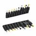 Universal Laptop Power Supply Adapter Connector Plug AC DC Jack Charger (black)ï¼ˆ40pcs)