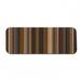 Abstract Computer Mouse Pad Retro Vertical Striped Background in Different Shades of Earthen Tones Image Rectangle Non-Slip Rubber Mousepad Large 31 x 12 Gaming Size Tan and Brown by Ambesonne