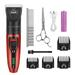 Electric Professional USB Dog Clippers Low Noise Rechargeable Pet Trimmers Cordless Pet Grooming Kit Electric Pet Hair Clippers Dog Shavers with LED Display Nail Kits Replacement Blade