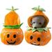 Funny Halloween Pet Dog Costumes Pumpkin Cosplay Clothes for Small Medium Dogs Cats