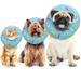 Adjustable Cat Cone Collar Doughnut Elizabeth Circle Adjustable Soft Pet E-Collar Protection Collar Recovery Wound Collar