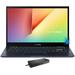 ASUS VivoBook Flip 14 Home/Business 2-in-1 Laptop (AMD Ryzen 5 5500U 6-Core 14.0in 60Hz Touch Full HD (1920x1080) AMD Radeon 8GB RAM Win 10 Pro) with WD19S 180W Dock