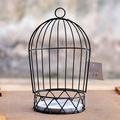 Retro Style Birdcage Hanging Flower Stand Shelf Iron Balcony Bird Cage