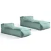 Spazio Outdoor Chaise Lounge Set of 2 - 19052855