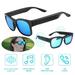 POINTERTECK Polarized Smart Bluetooth Stereo Speaker Sunglasses Glasses Earphones Headset Blue