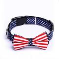 Pirate Pig Cute Soft Pet Collar Bow Tie Collar Detachable Adjustable Bow Tie for Dog and Cat American Flag Bow Tie US Flag Pet Collar Patriotic Collar Pet Gift